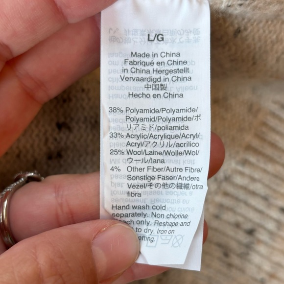 Madewell donegal button sleeve sweater dress | size large - Picture 7 of 8